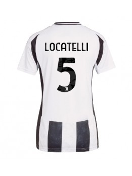 Juventus Manuel Locatelli #5 Replika Hemmakläder Dam 2024-25 Kortärmad